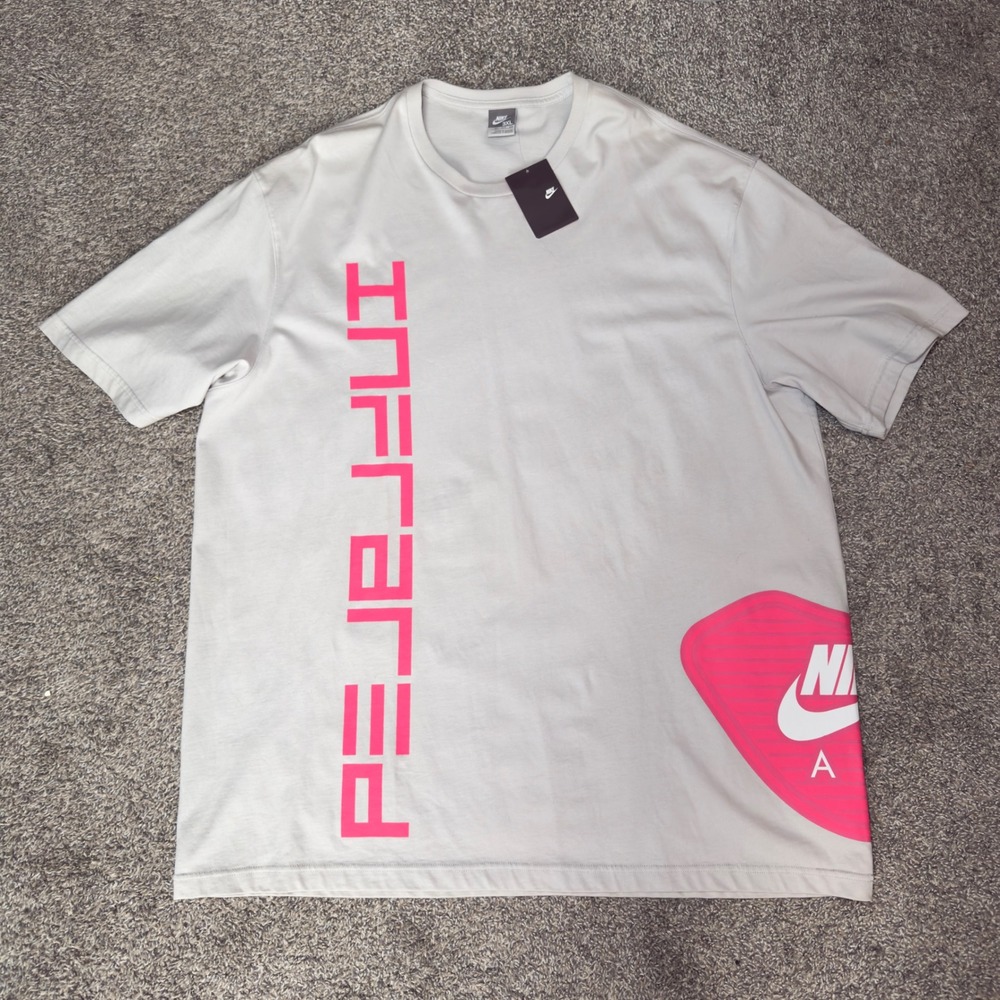 Nike Air Max 90 Infrared Graphic T-Shirt Mens 3XL Grey Pink 324866-011